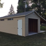 Madison WI 12x24 Gable with 9' lean to